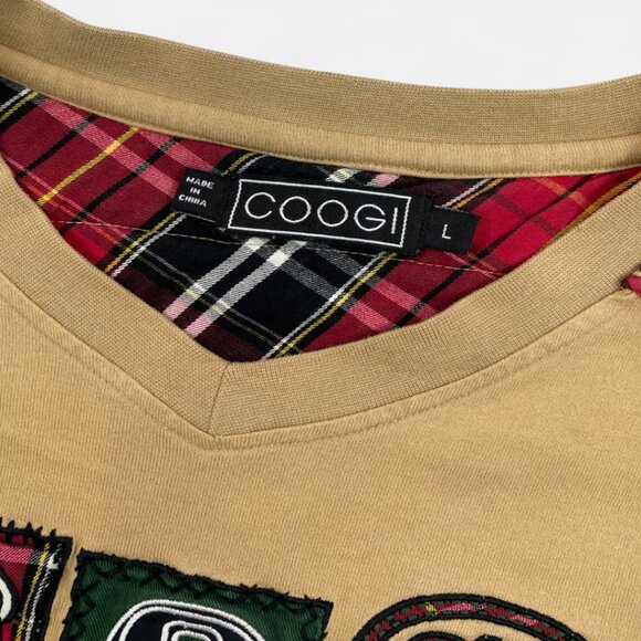 Coogi Australia Vintage 1990's Long Sleeve Rugby Polo Shirt Men's Large - Picture 3 of 11